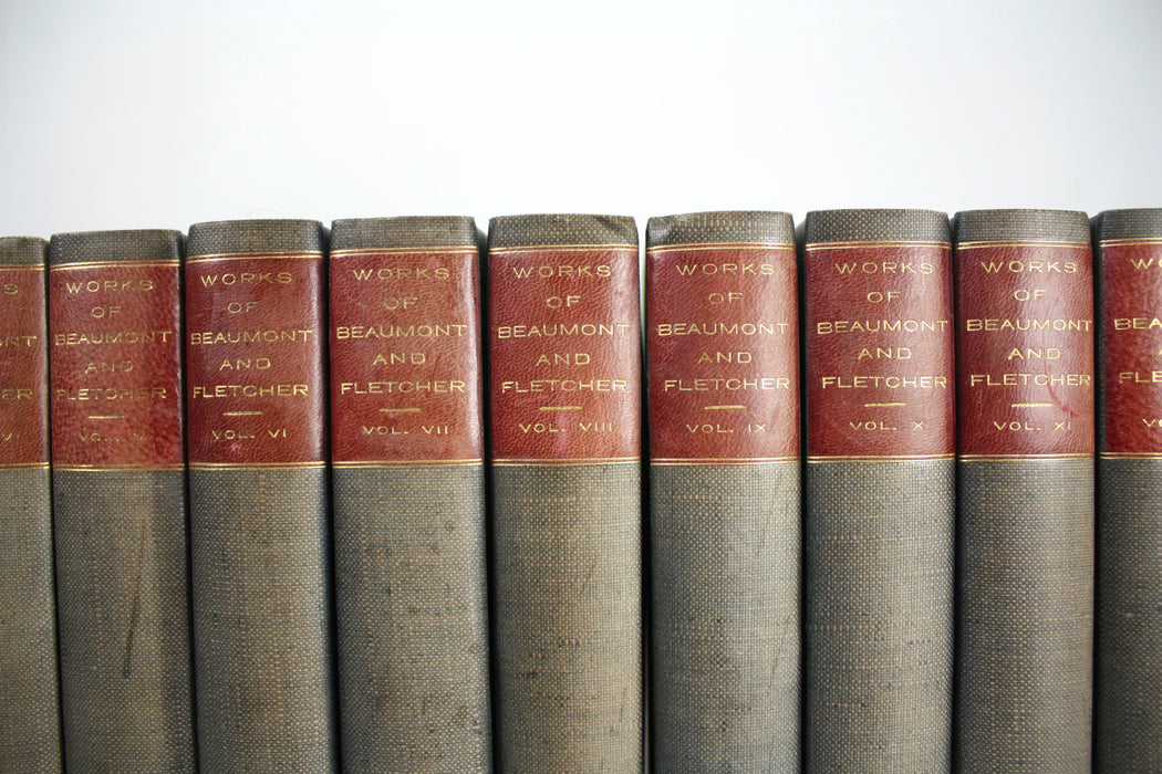 The Works of Beaumont and Fletcher, Henry Weber, 14 Volume Set 1812