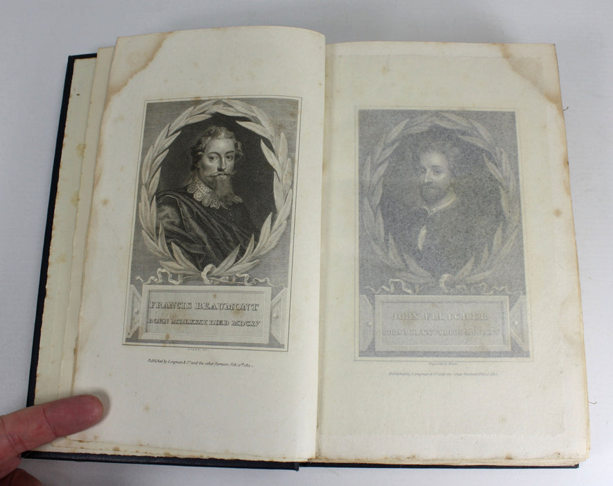 The Works of Beaumont and Fletcher, Henry Weber, 14 Volume Set 1812