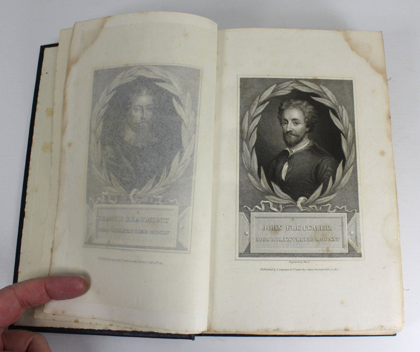 The Works of Beaumont and Fletcher, Henry Weber, 14 Volume Set 1812