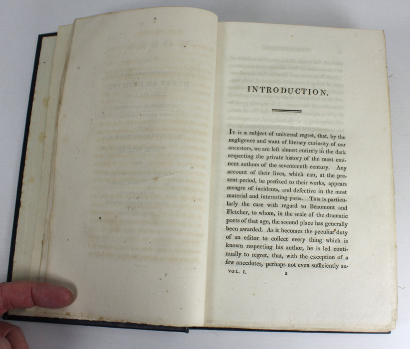 The Works of Beaumont and Fletcher, Henry Weber, 14 Volume Set 1812