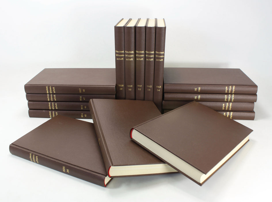 Theology Bundle: Zeitschrift fur die Neutestamentliche Wissenschaft, 1925-1981, 16 Volume book collection