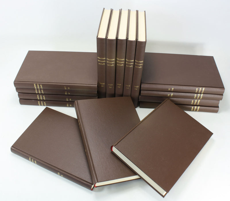 Theology Bundle: Zeitschrift fur die Neutestamentliche Wissenschaft, 1925-1981, 16 Volume book collection
