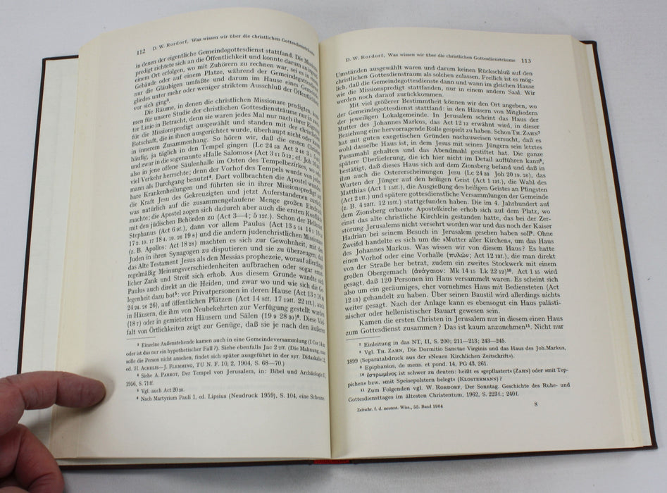 Theology Bundle: Zeitschrift fur die Neutestamentliche Wissenschaft, 1925-1981, 16 Volume book collection