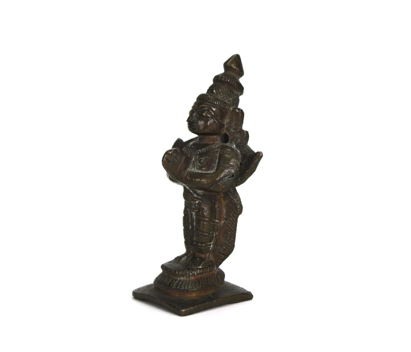 Antique bronze Garuda statue, India, 7.5cm high