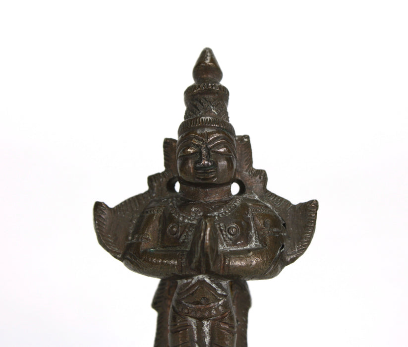 Antique bronze Garuda statue, India, 7.5cm high