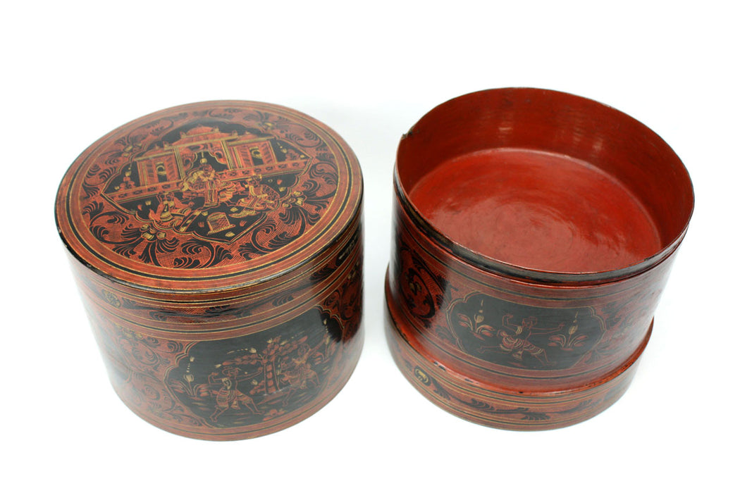 Large Antique Burmese betel box, Kun-it, circa 1920, CM0801