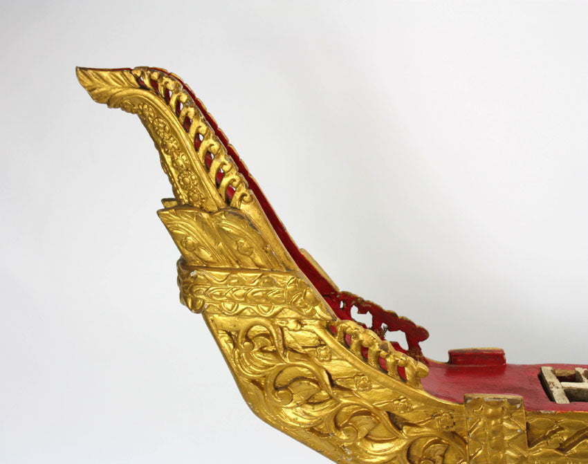 Antique Thai Suphannahong Royal Barge Table Centrepiece