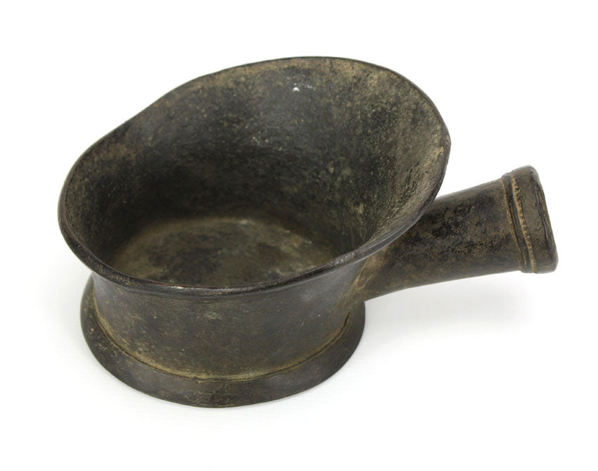 Antique Burmese Bronze Silk Iron, 19th Century