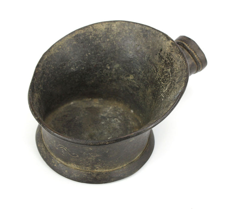 Antique Burmese Bronze Silk Iron, 19th Century