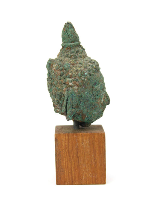 Antique Thai bronze Buddha head