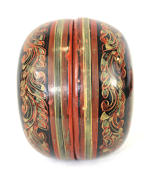 Antique Burmese lacquerware box, BL104