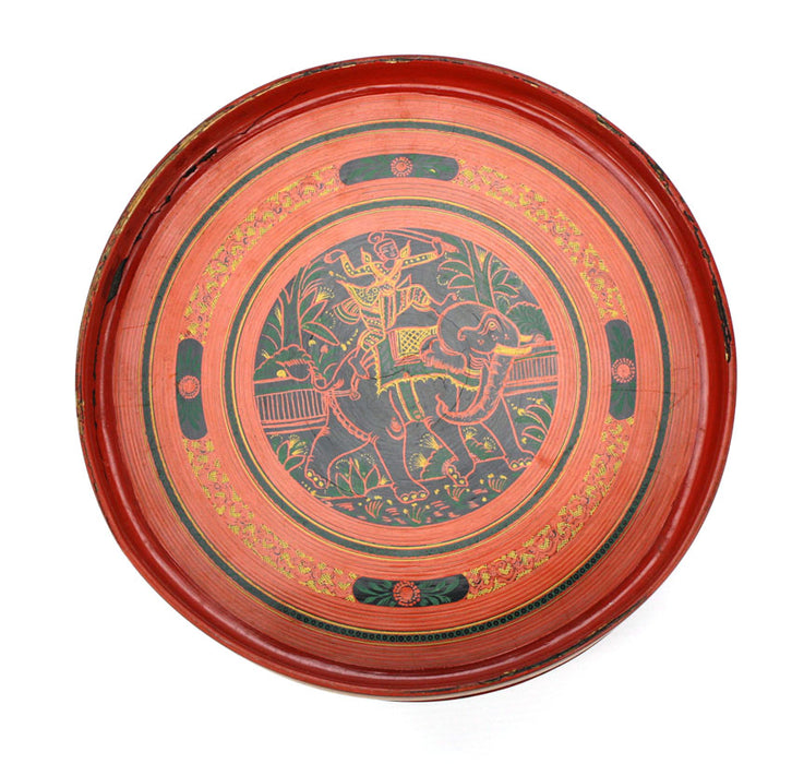Antique Burmese betel box, Kun-it, circa 1920