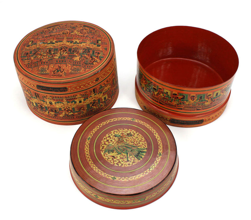 Antique Burmese betel box, Kun-it, circa 1920
