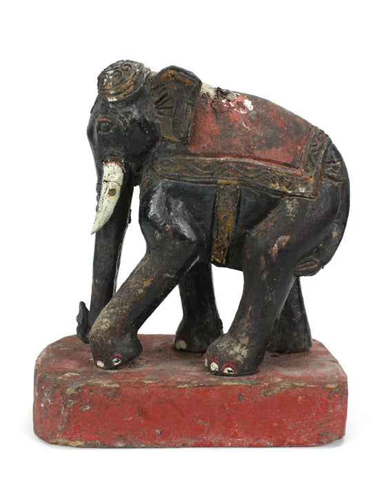 Burmese lacquered Elephant