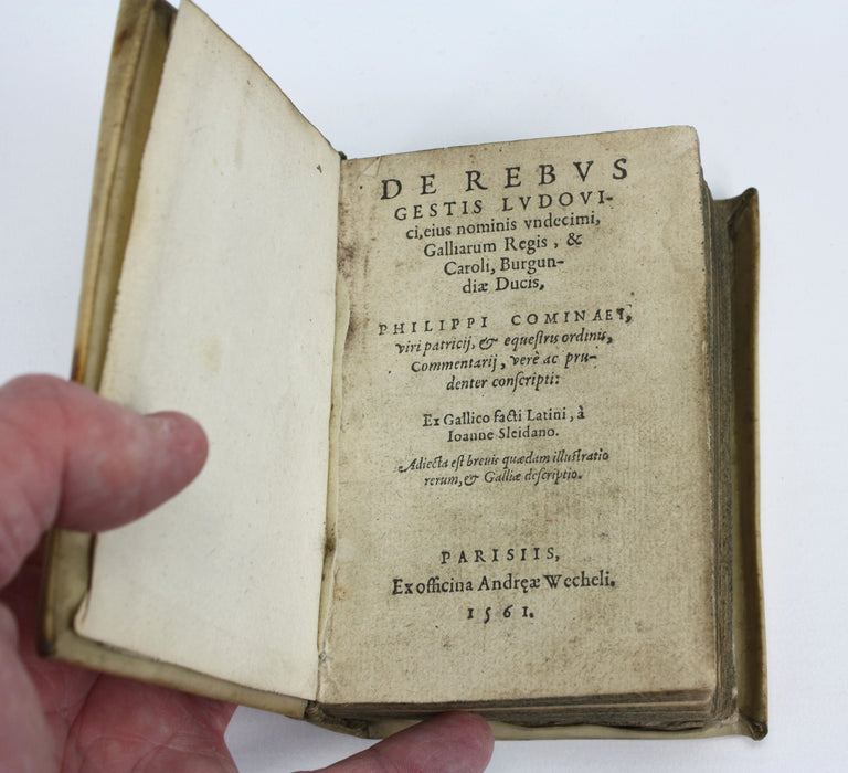 Du Rebus Gestis Ludovici Philippi Cominaei 1561