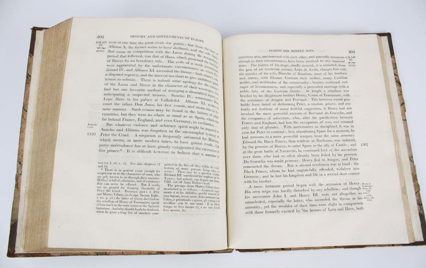 View of the State of Europe During the Middle Ages, 2 Volume set, by Henry Hallam, 1818