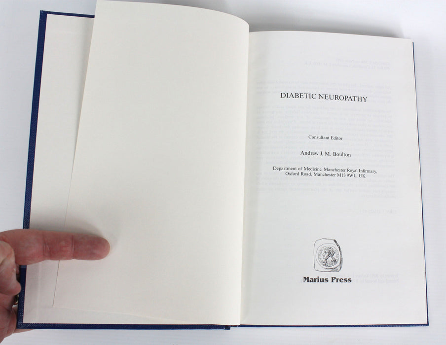Diabetic Neuropathy, A. J. M. Boulton, 1997 hardback 1st edition.