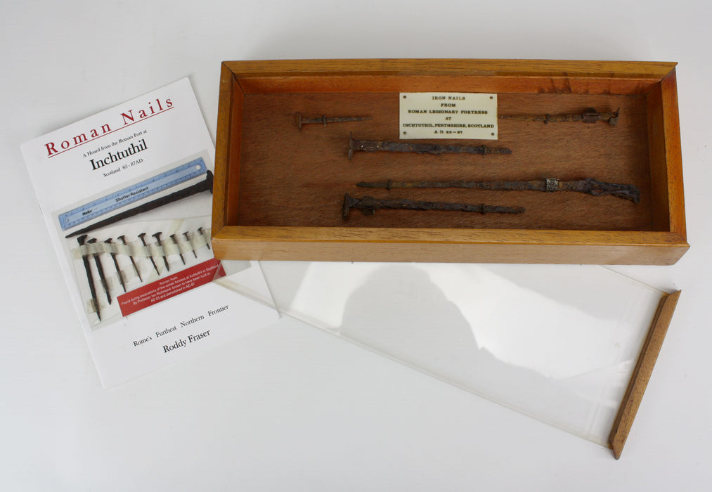 Inchtuthil Roman Nails Presentation Set, AD 83-87, plus Booklet