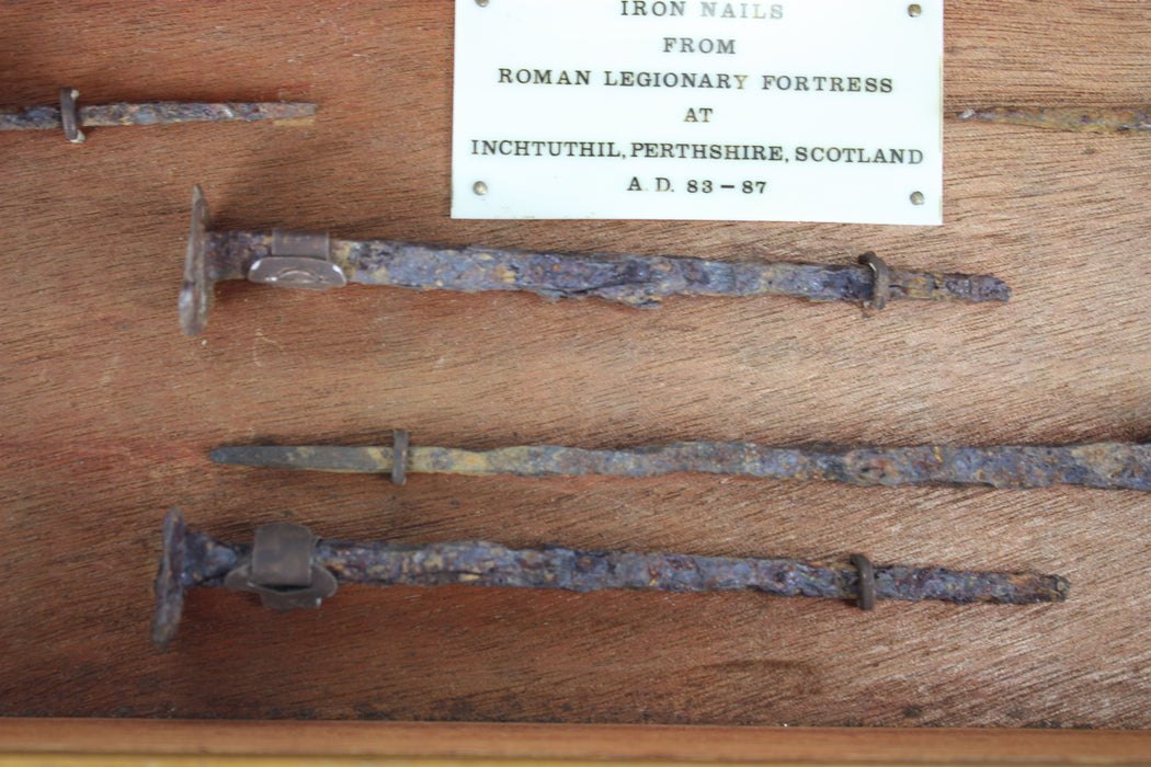 Inchtuthil Roman Nails Presentation Set, AD 83-87, plus Booklet