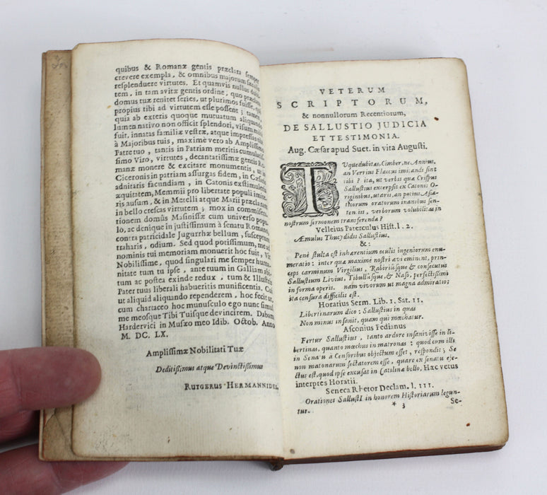 Martial; Primus Romana Crispus in historia. Cum Vetrum Historicorum Fragmentis, C. Sallutius Crispus 1675