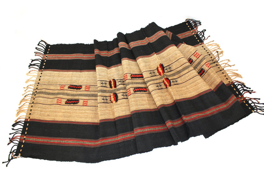 Authentic Nagaland blanket - throw - shawl, AF