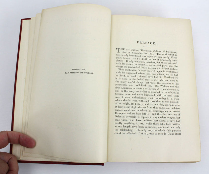 Oriental Ceramic Art, Collection of W T Walters - text edition to accompany the complete work, S W Bushell, 1899