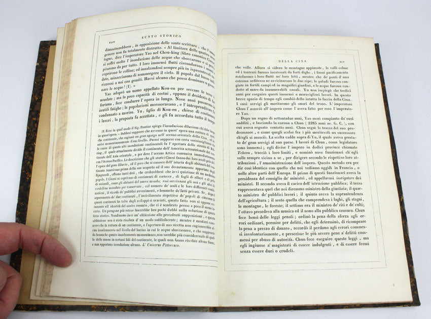 Lo Impero Cinese, 1st Italian edition 1845, by Clemente Pelle