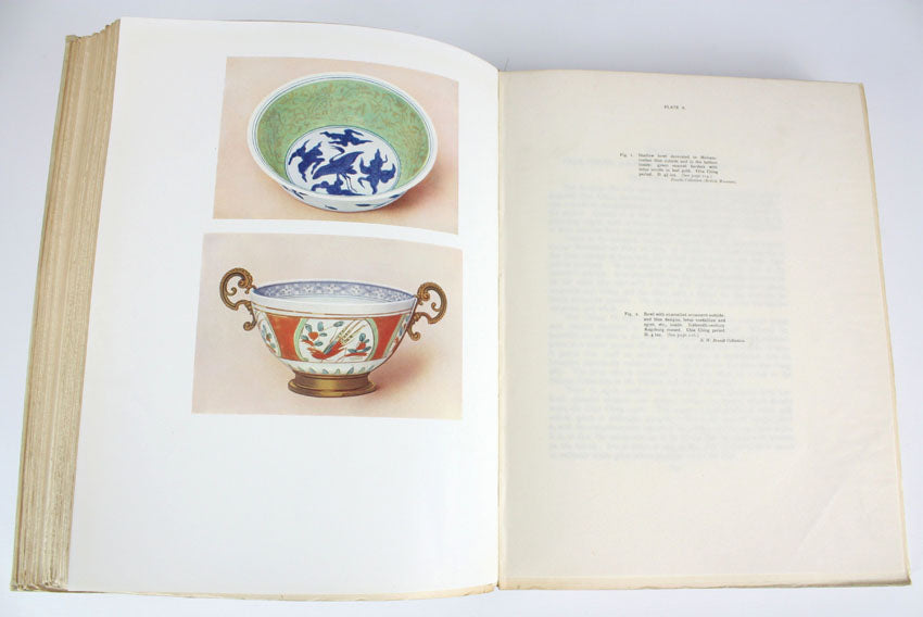 The Wares of the Ming Dynasty, R L Hobson, 1923, very rare vellum bound signed limited first edition - 1 of only 24 copies offered for sale.
