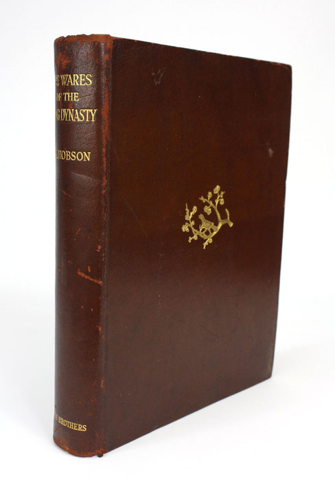 The Wares of the Ming Dynasty, R L Hobson, 1923, very rare leather bound signed limited first edition