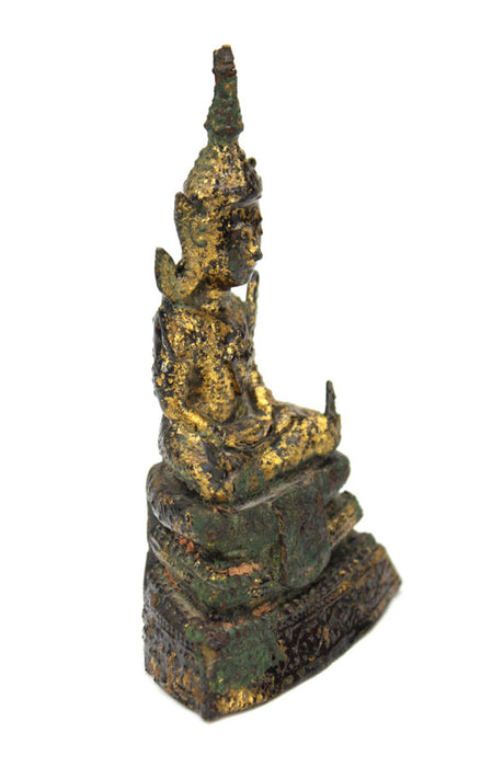 Thai Rattanakosin bronze seated Buddha, 19th century