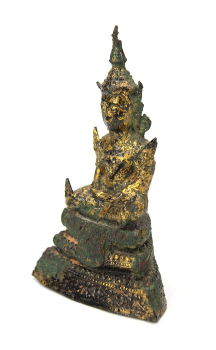 Thai Rattanakosin bronze seated Buddha, 19th century