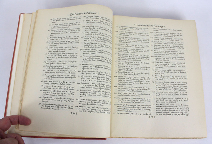 The Chinese Exhibition, A Commemorative Catalogue, Royal Academy of Arts, November 1935 - March 1936 – deluxe illustrated catalogue, 1st edition
