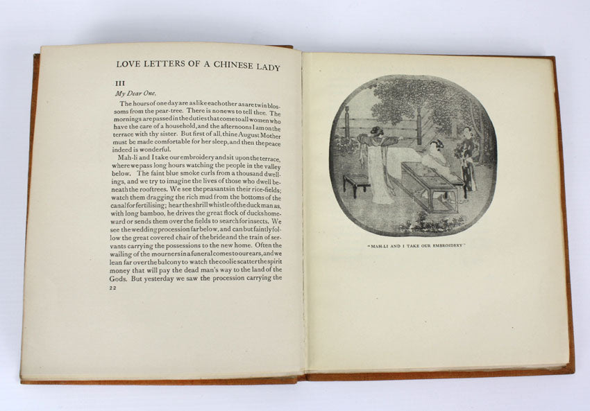 The Love Letters of a Chinese Lady, translated by Elizabeth Cooper, 1919