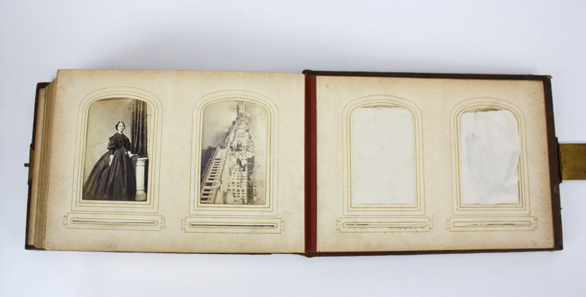 Victorian Photo Album; Carte de Visite, 80 photos