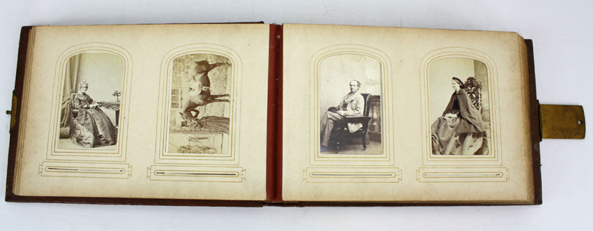 Victorian Photo Album; Carte de Visite, 80 photos