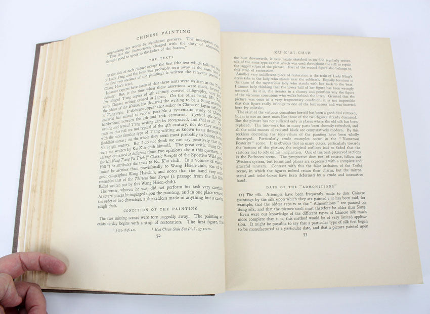 An Introduction to the study of Chinese Painting by Arthur Waley, 1st edition, 1923.