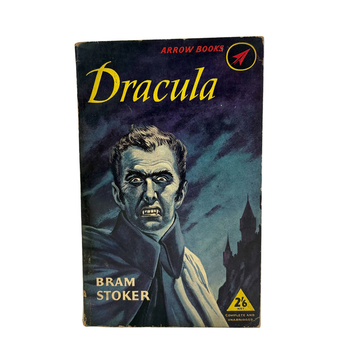 2 Vintage Bram Stoker paperbacks; Dracula and The Lair of the White Worm, Arrow Books, 1959-1960