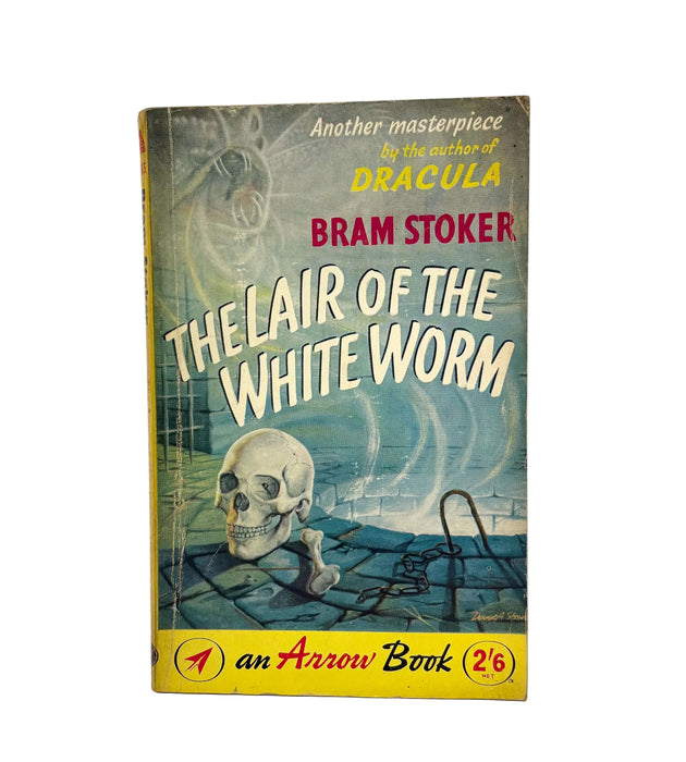 2 Vintage Bram Stoker paperbacks; Dracula and The Lair of the White Worm, Arrow Books, 1959-1960