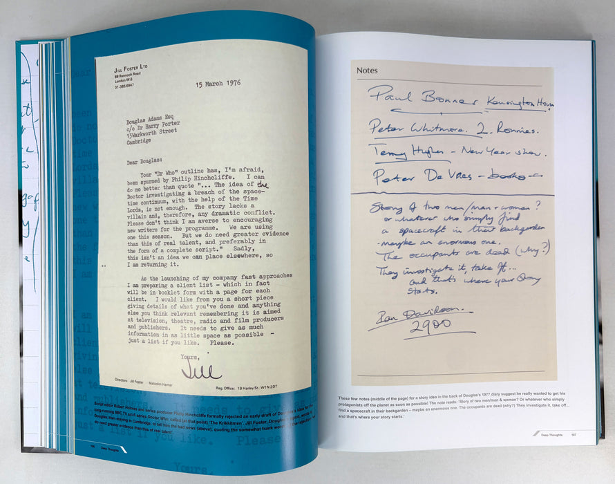 42; The Wildly Improbable Ideas of Douglas Adams, Kevin Jon Davies, Signed Collector's Edition, with wraparound poster