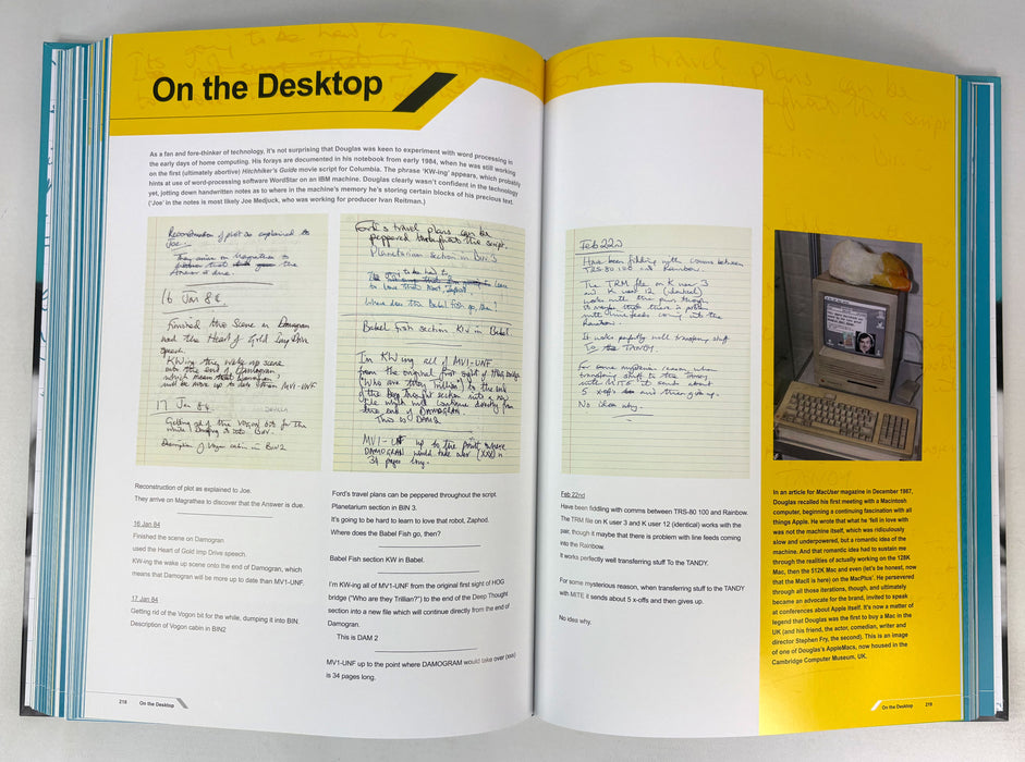 42; The Wildly Improbable Ideas of Douglas Adams, Kevin Jon Davies, Signed Collector's Edition, with wraparound poster