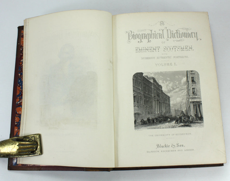 A Biographical Dictionary of Eminent Scotsmen, Illustrated by Numerous Authentic Portraits on Steel, Rev. Thomas Thomson, 1872