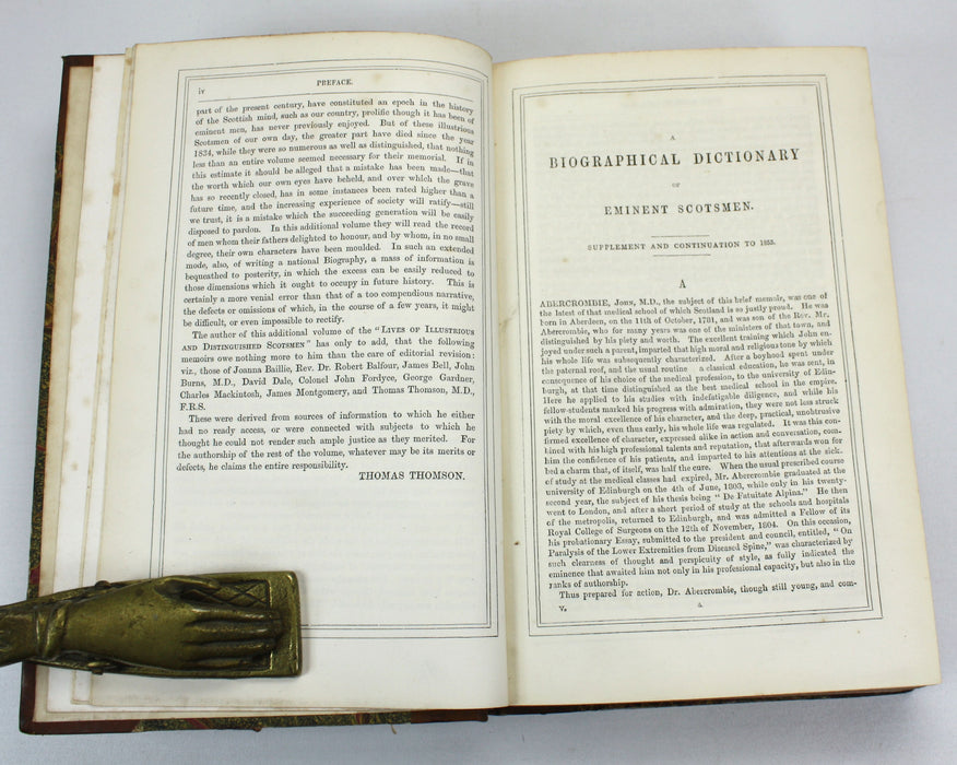 A Biographical Dictionary of Eminent Scotsmen, with Numerous Portraits, Robert Chambers, Rev. Thomas Thomson, 1855. Vol. V.