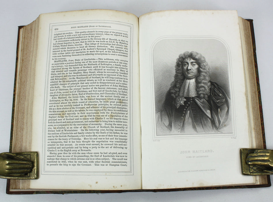 A Biographical Dictionary of Eminent Scotsmen, with Numerous Portraits, Robert Chambers, Rev. Thomas Thomson, 1855. Vol. V.