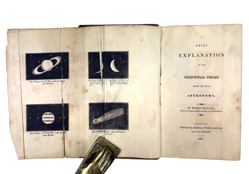 A Brief Explanation of the Principal Terms Made Use Of In Astronomy, Robert Goodacre, London, 1821 & Precis du Systeme Astronomique, M. Sigismond Visconti, A.G. Dufour, Paris, 1830