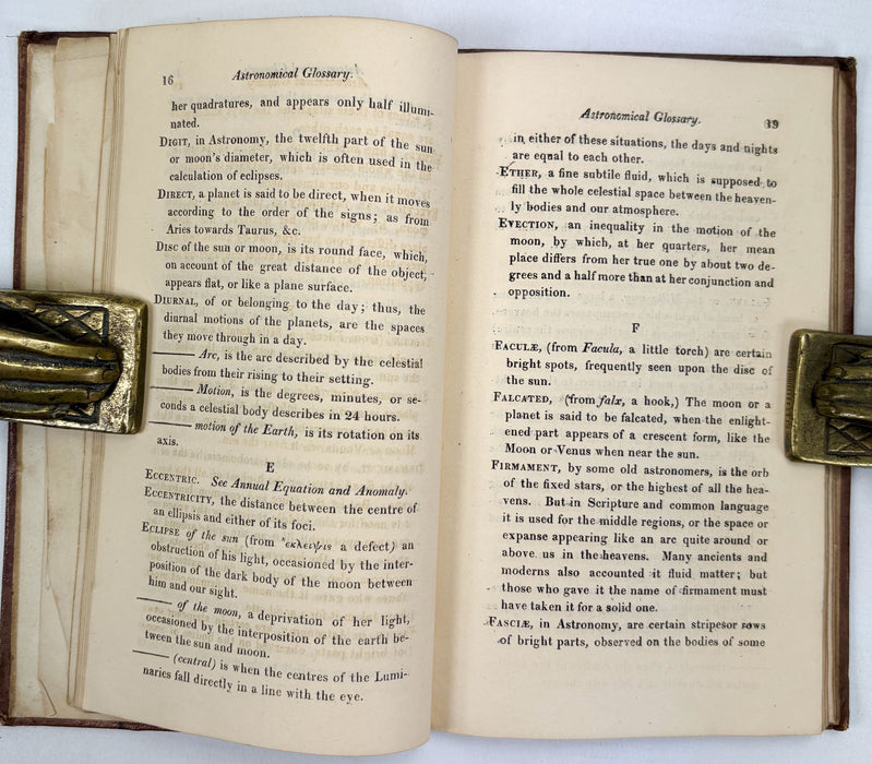 A Brief Explanation of the Principal Terms Made Use Of In Astronomy, Robert Goodacre, London, 1821 & Precis du Systeme Astronomique, M. Sigismond Visconti, A.G. Dufour, Paris, 1830