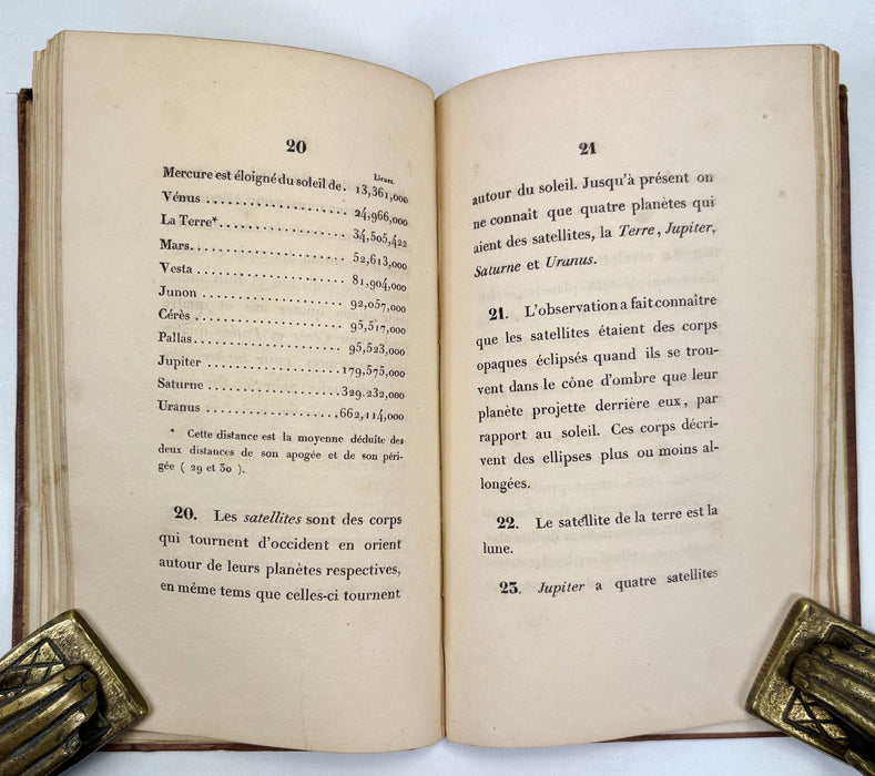 A Brief Explanation of the Principal Terms Made Use Of In Astronomy, Robert Goodacre, London, 1821 & Precis du Systeme Astronomique, M. Sigismond Visconti, A.G. Dufour, Paris, 1830