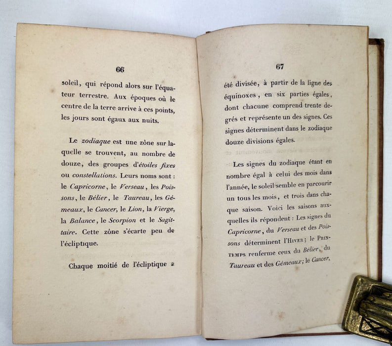 A Brief Explanation of the Principal Terms Made Use Of In Astronomy, Robert Goodacre, London, 1821 & Precis du Systeme Astronomique, M. Sigismond Visconti, A.G. Dufour, Paris, 1830