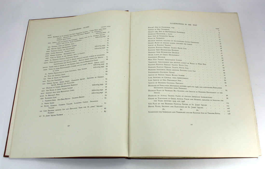 A Civic Survey & Plan for the City & Royal Burgh of Edinburgh, Abercrombie & Plumstead, 1949