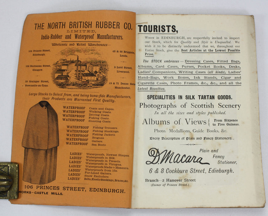 A Collection of 5 Early Tourist Guides to Edinburgh, 1900-1934