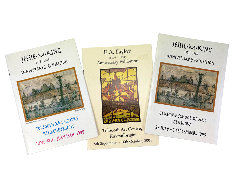 A Collection of Jessie M. King Ephemera; Posters, leaflets, cuttings, articles, cards etc., 1980s-2000s